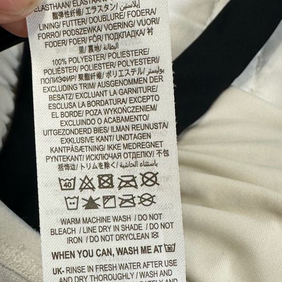 Boden Corsica Black and Ivory Women Swimsuit One Piece Size 10 Regular - Picture 11 of 15